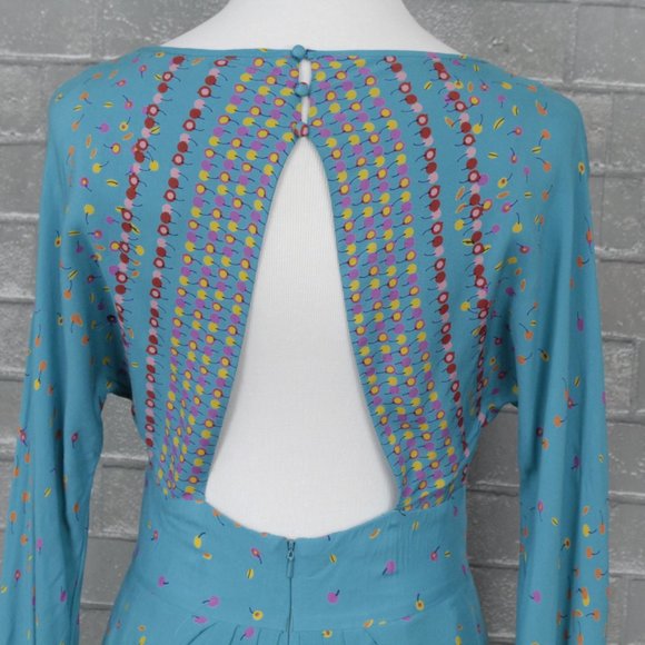 Free People Printed Long Sleeve Dress - Picture 6 of 12